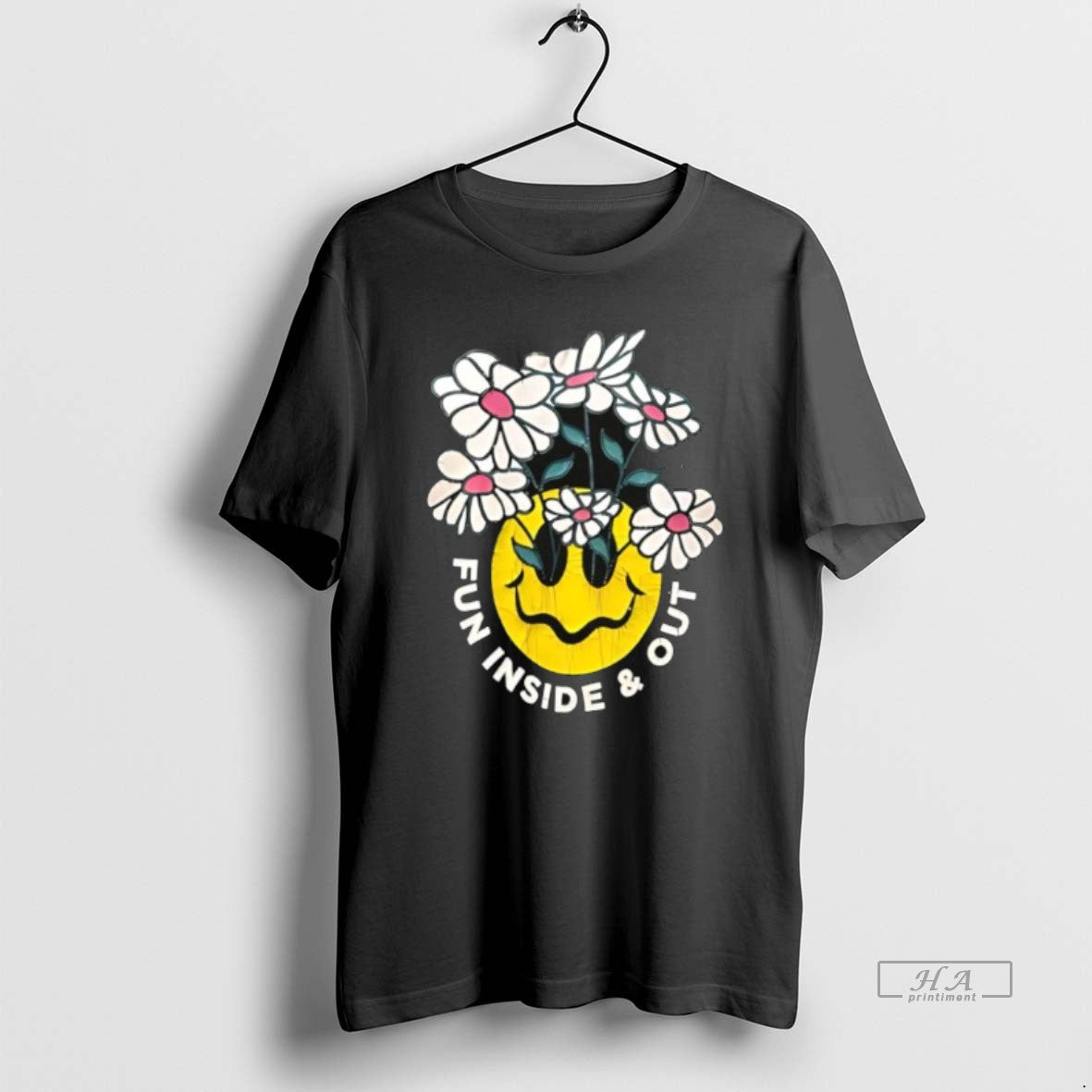 Official Fun Inside Out Flower - Adult & Kids T-Shirts, Sweatshirts & Hoodies apparel design preview 1