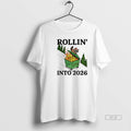 Official Funny Raccoon Feral Rollin 2026 Happy New - Adult & Kids T-Shirts, Sweatshirts & Hoodies apparel design preview 1