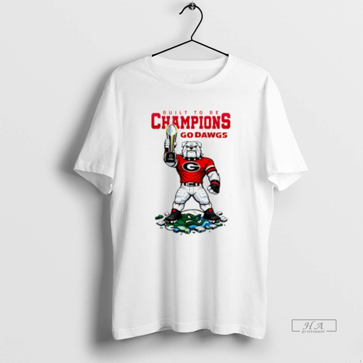 Official Georgia Bulldogs 2026 Cfp Built Be Champions - Adult & Kids T-Shirts, Sweatshirts & Hoodies apparel design preview 1