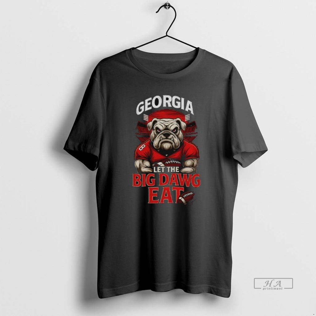 Official Georgia Bulldogs Let Big Dawg Eat - Adult & Kids T-Shirts, Sweatshirts & Hoodies apparel design preview 1