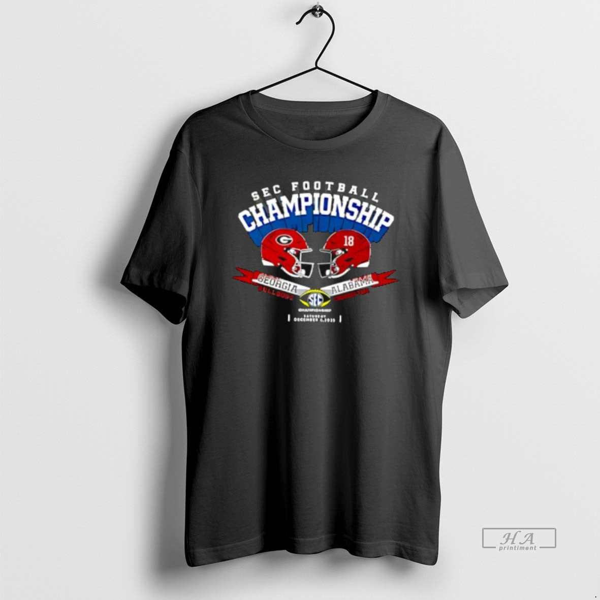 Official Georgia Vs Alabama Sec Championship 2025 - Adult & Kids T-Shirts, Sweatshirts & Hoodies apparel design preview 1