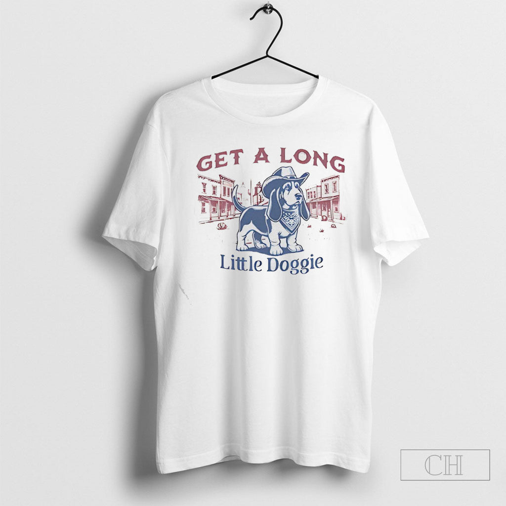 Official Get A Long Little Doggie - Adult & Kids T-Shirts, Sweatshirts & Hoodies apparel design preview 1