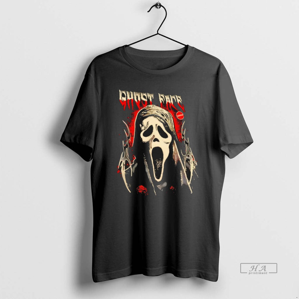 Official Ghostface Horror Vintage - Adult & Kids T-Shirts, Sweatshirts & Hoodies apparel design preview 1