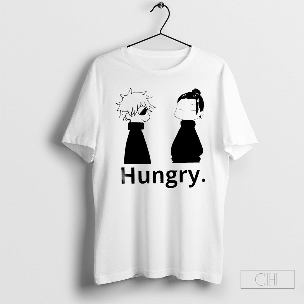 Official Gojo Satoru And Geto Suguru Hungry - Adult & Kids T-Shirts, Sweatshirts & Hoodies apparel design preview 1