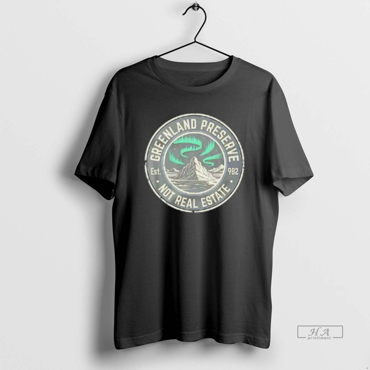 Official Greenland Preserve Not Real Estate Logo - Adult & Kids T-Shirts, Sweatshirts & Hoodies apparel design preview 1