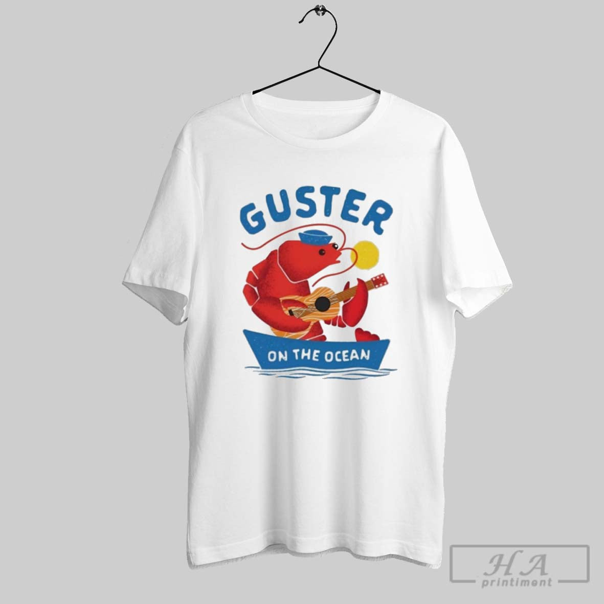 Official Guster On The Ocean Lobster - Adult & Kids T-Shirts, Sweatshirts & Hoodies apparel design preview 1