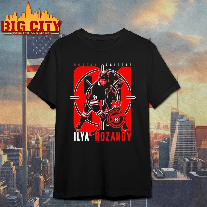 Official Heated Rivalry Ilya Rozanov Boston Raiders - Adult & Kids T-Shirts, Sweatshirts & Hoodies apparel design preview 1