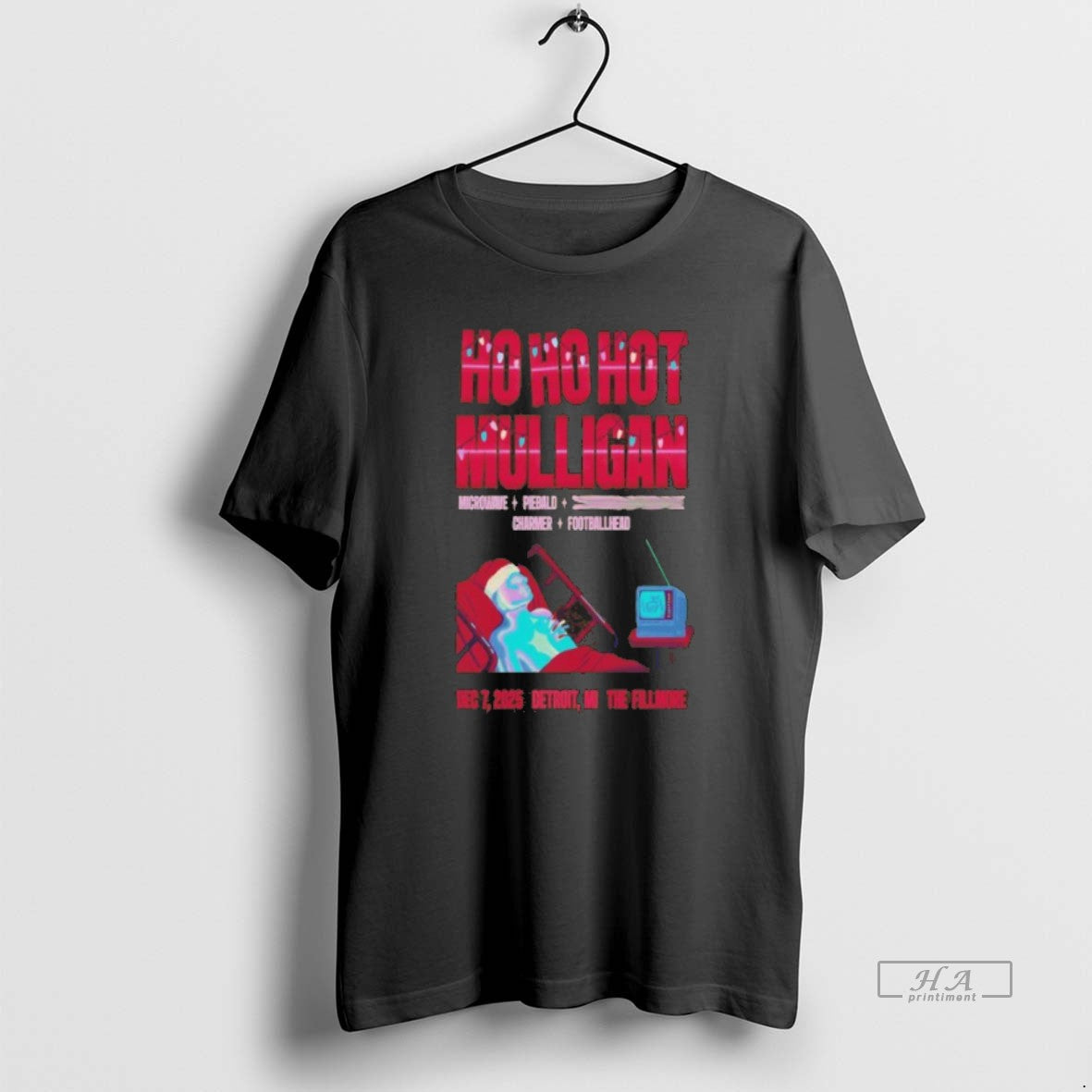 Official Hot Mulligan Dec 7 2025 Fillmore Detroit Mi - Adult & Kids T-Shirts, Sweatshirts & Hoodies apparel design preview 1