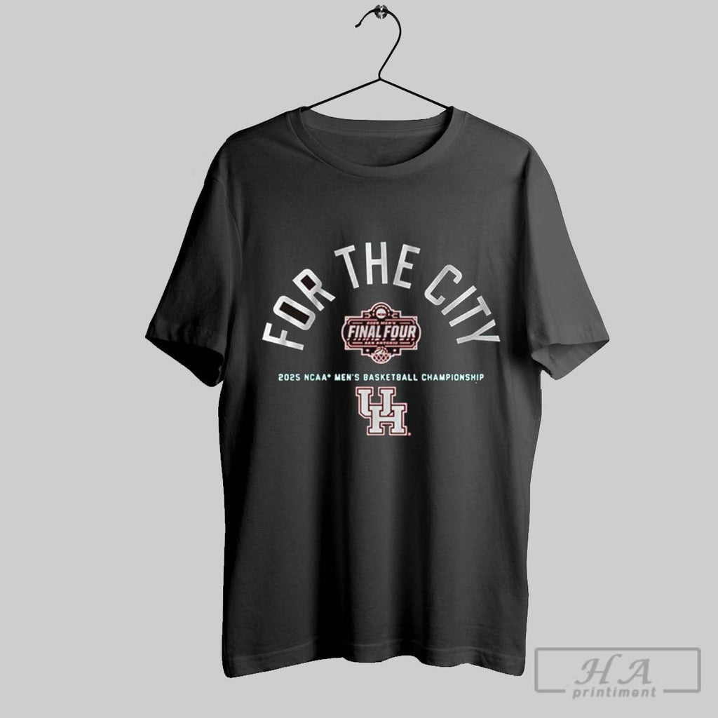 Official Houston Cougars For The City Final Four 2025 - Adult & Kids T-Shirts, Sweatshirts & Hoodies apparel design preview 1