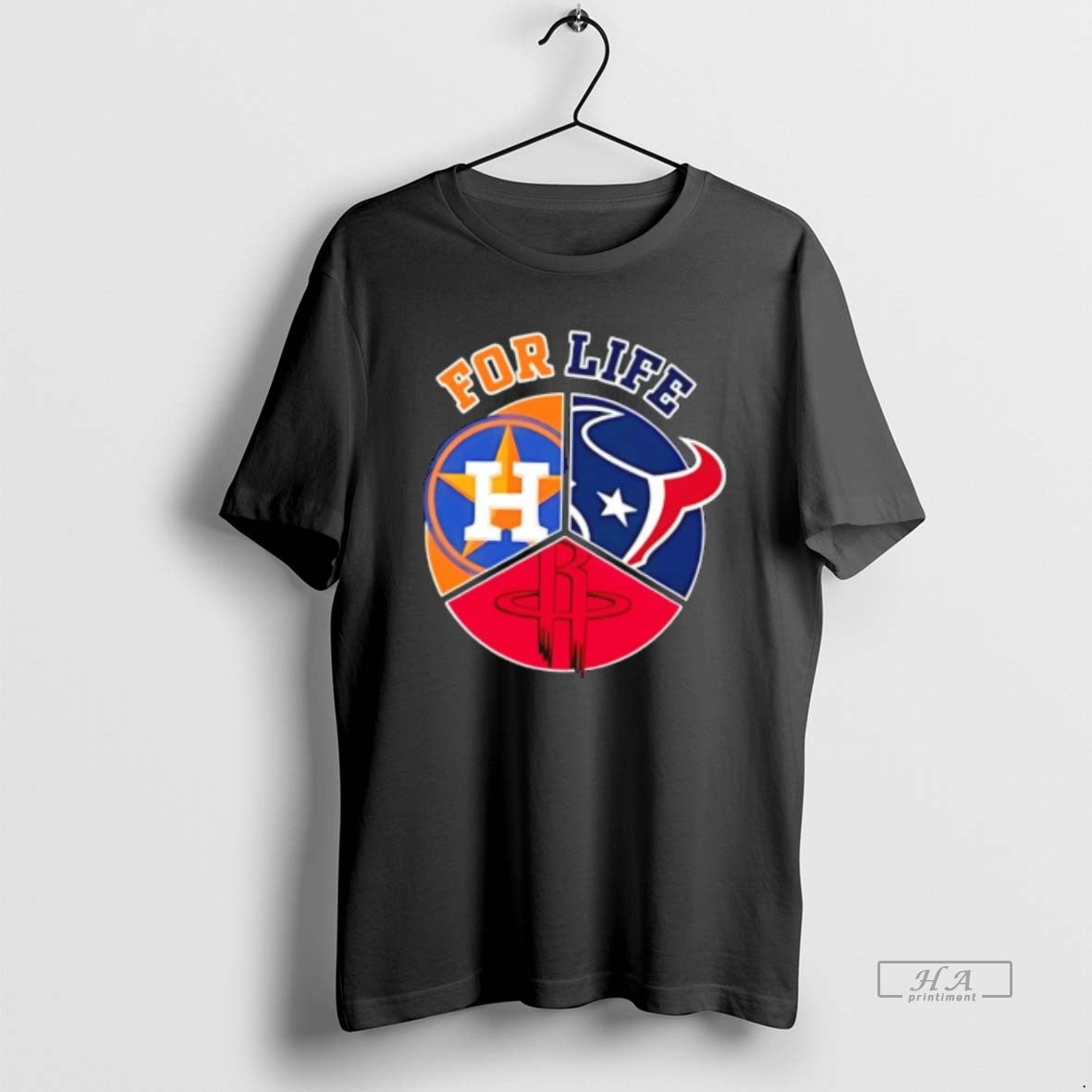 Official Houston Life Logo Sports 2026 - Adult & Kids T-Shirts, Sweatshirts & Hoodies apparel design preview 1