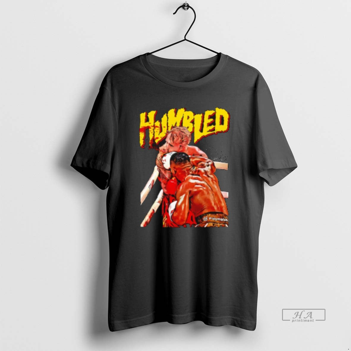 Official Humbled Anthony Joshua Ko Jake Paul - Adult & Kids T-Shirts, Sweatshirts & Hoodies apparel design preview 1