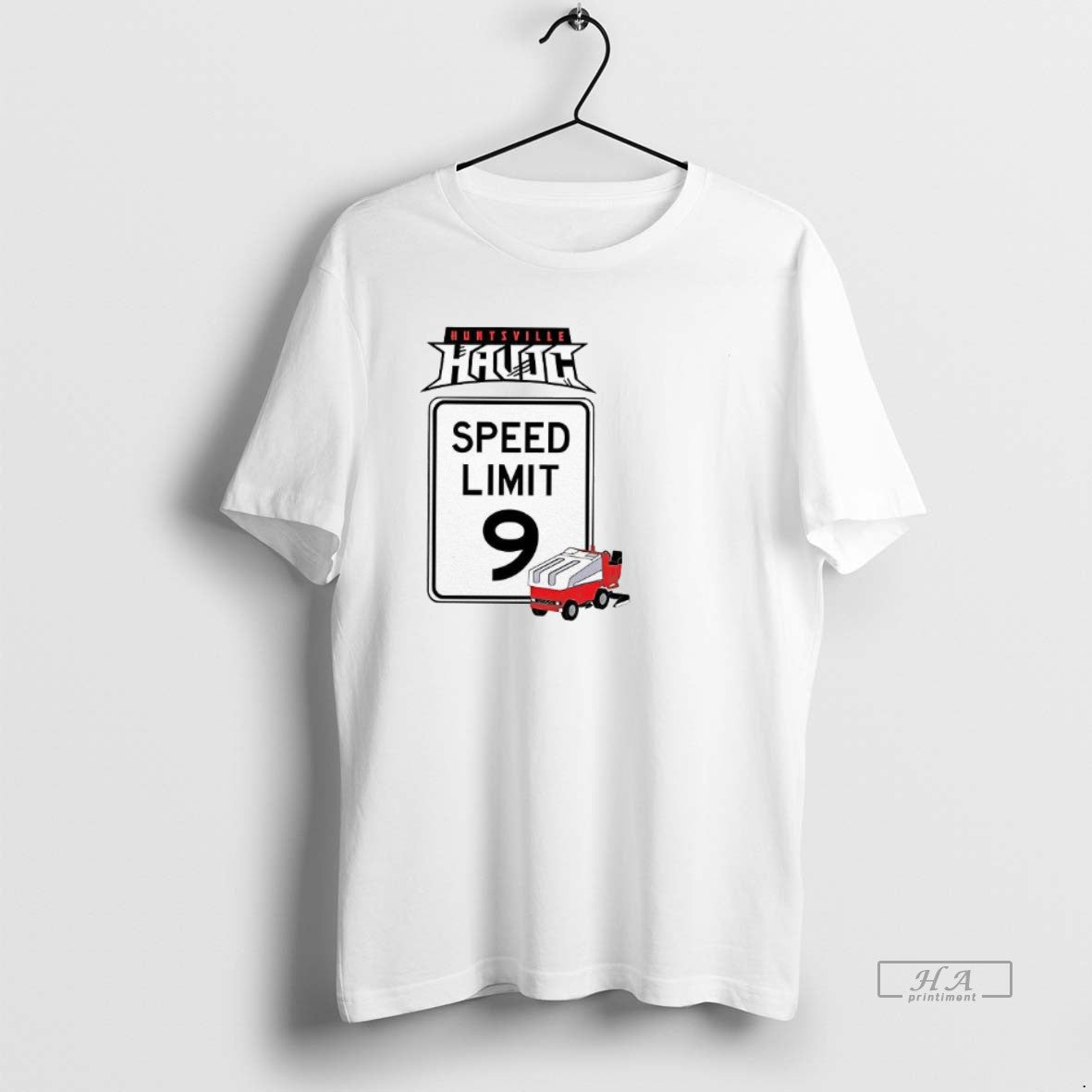 Official Huntsville Havoc Speed Limit 9 - Adult & Kids T-Shirts, Sweatshirts & Hoodies apparel design preview 1