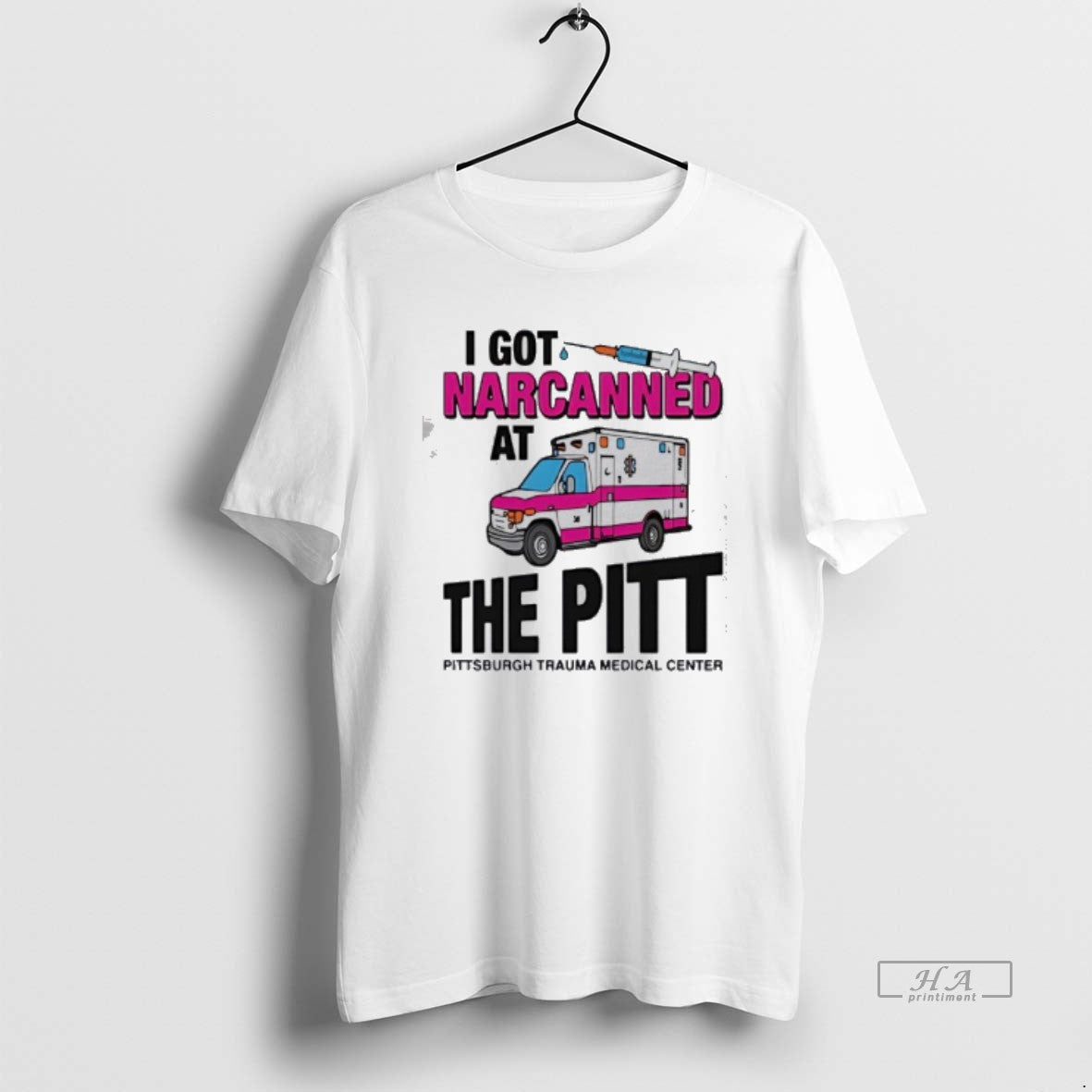 Official I Got Narcanned Medical Center - Adult & Kids T-Shirts, Sweatshirts & Hoodies apparel design preview 1