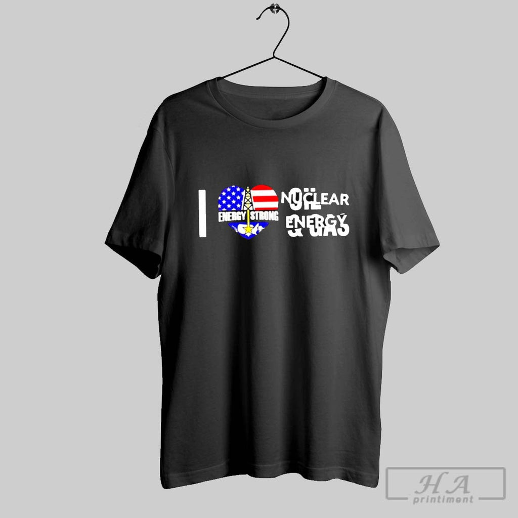 Official I Love Nuclear Energy Usa Flag America - Adult & Kids T-Shirts, Sweatshirts & Hoodies apparel design preview 1