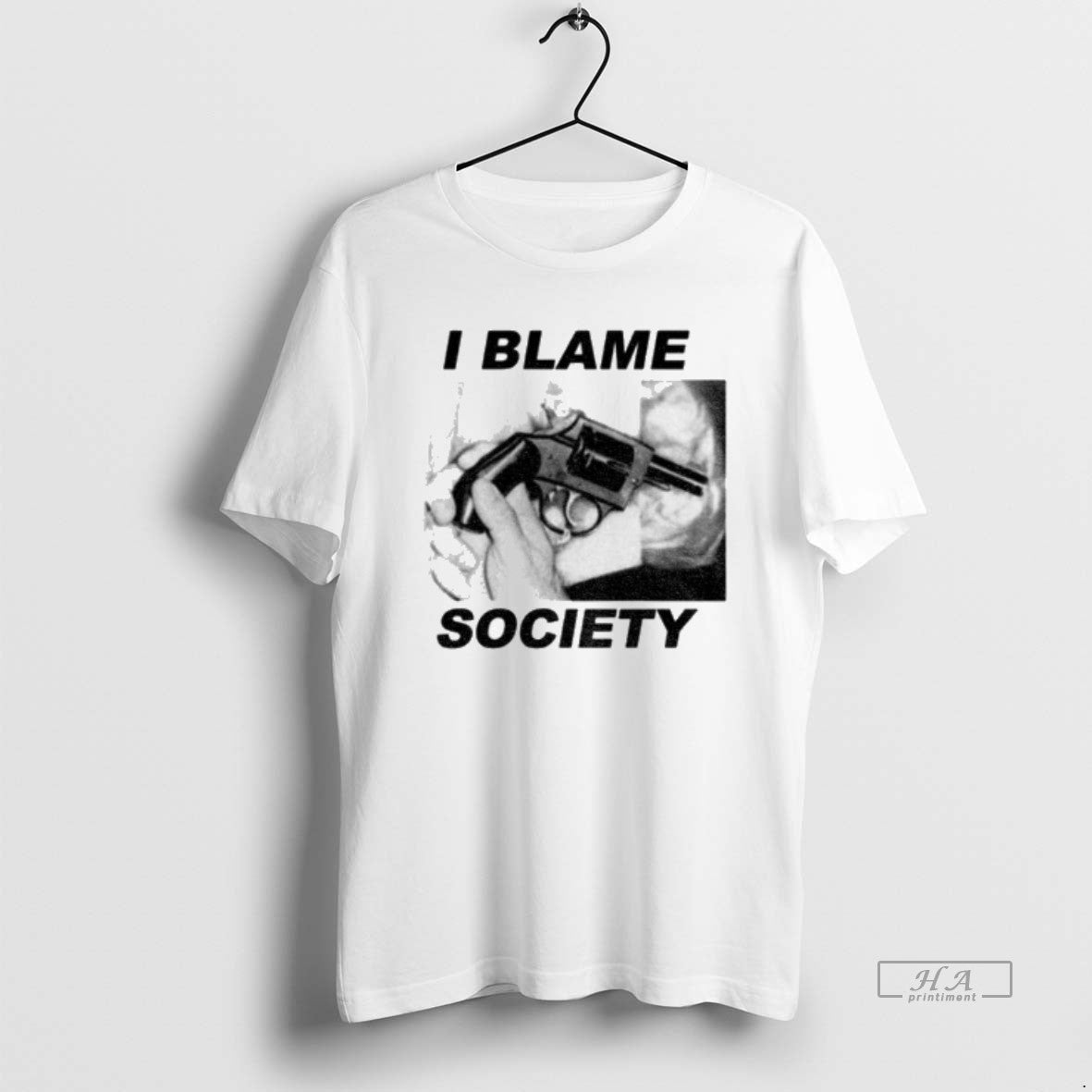 Official I Blame Society Vintage - Adult & Kids T-Shirts, Sweatshirts & Hoodies apparel design preview 1