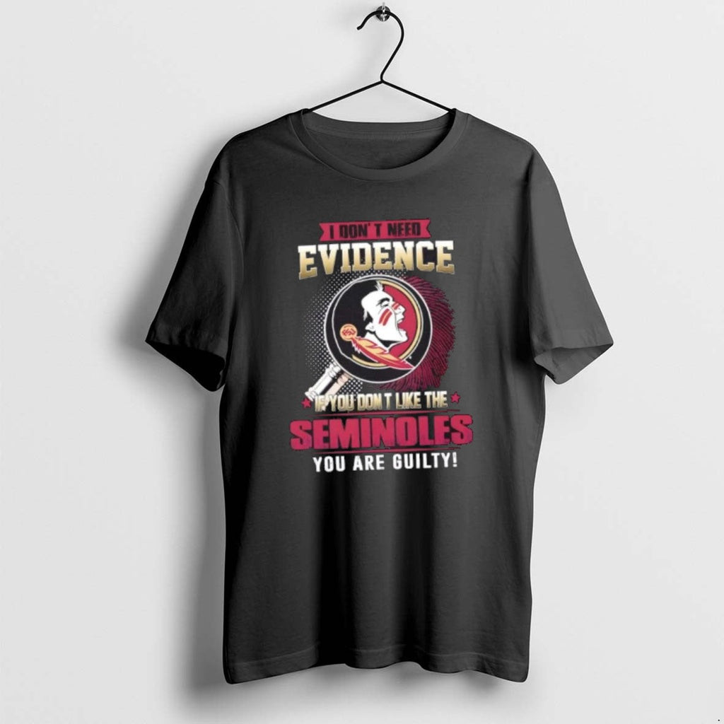 Official I Dont Need Evidence If You Like Florida - Adult & Kids T-Shirts, Sweatshirts & Hoodies apparel design preview 1