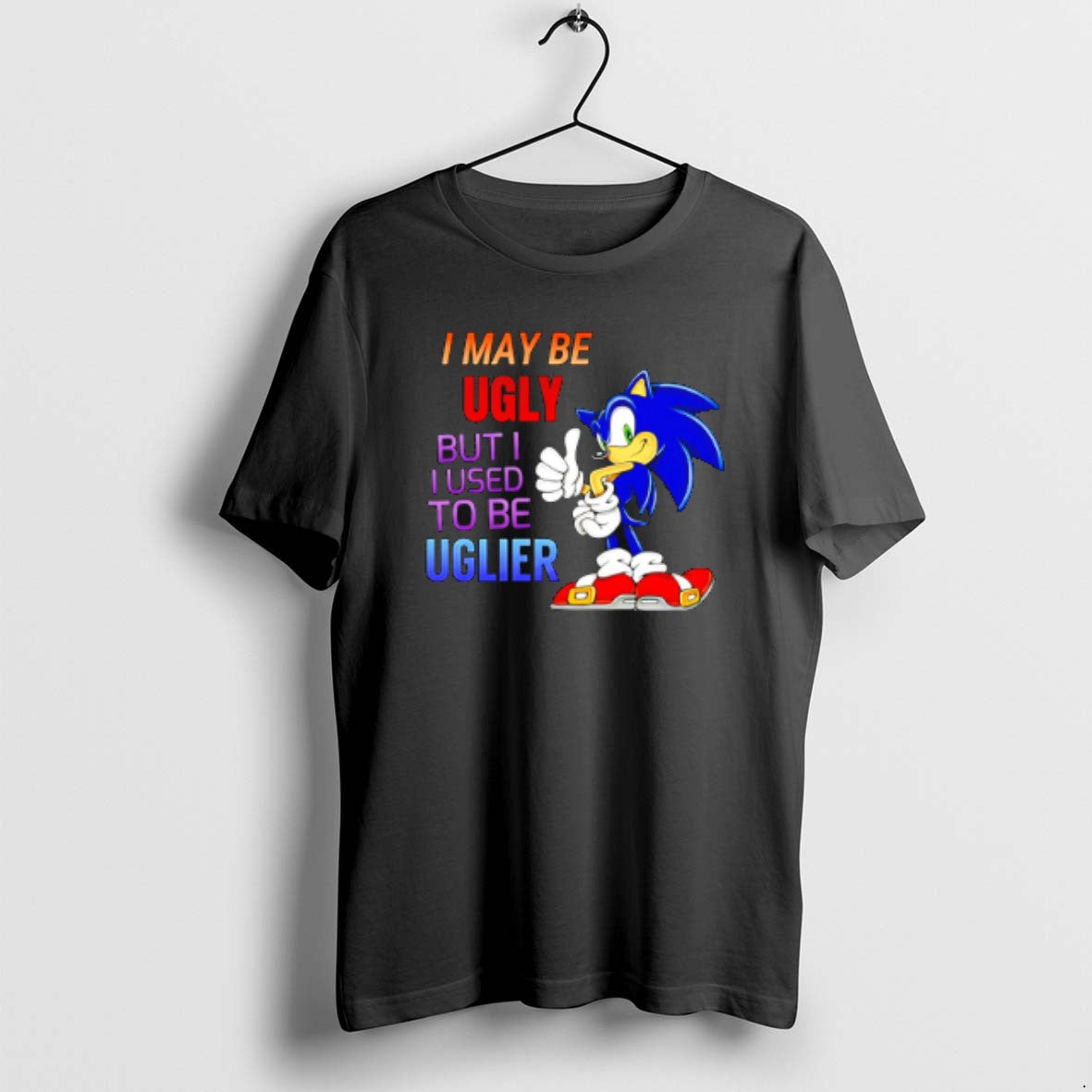 Official I May Be Ugly But Used Uglier - Adult & Kids T-Shirts, Sweatshirts & Hoodies apparel design preview 1