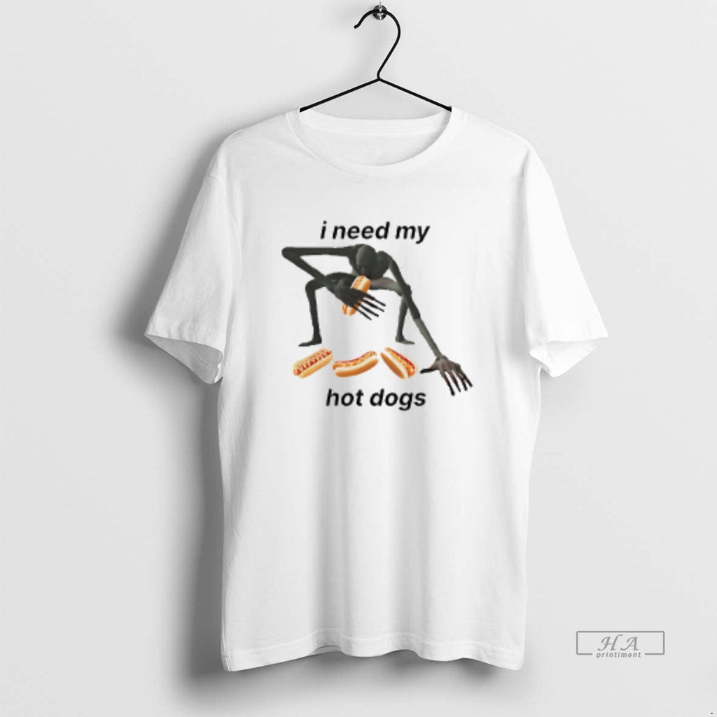 Official I Need My Hot Dogs Skeleton - Adult & Kids T-Shirts, Sweatshirts & Hoodies apparel design preview 1