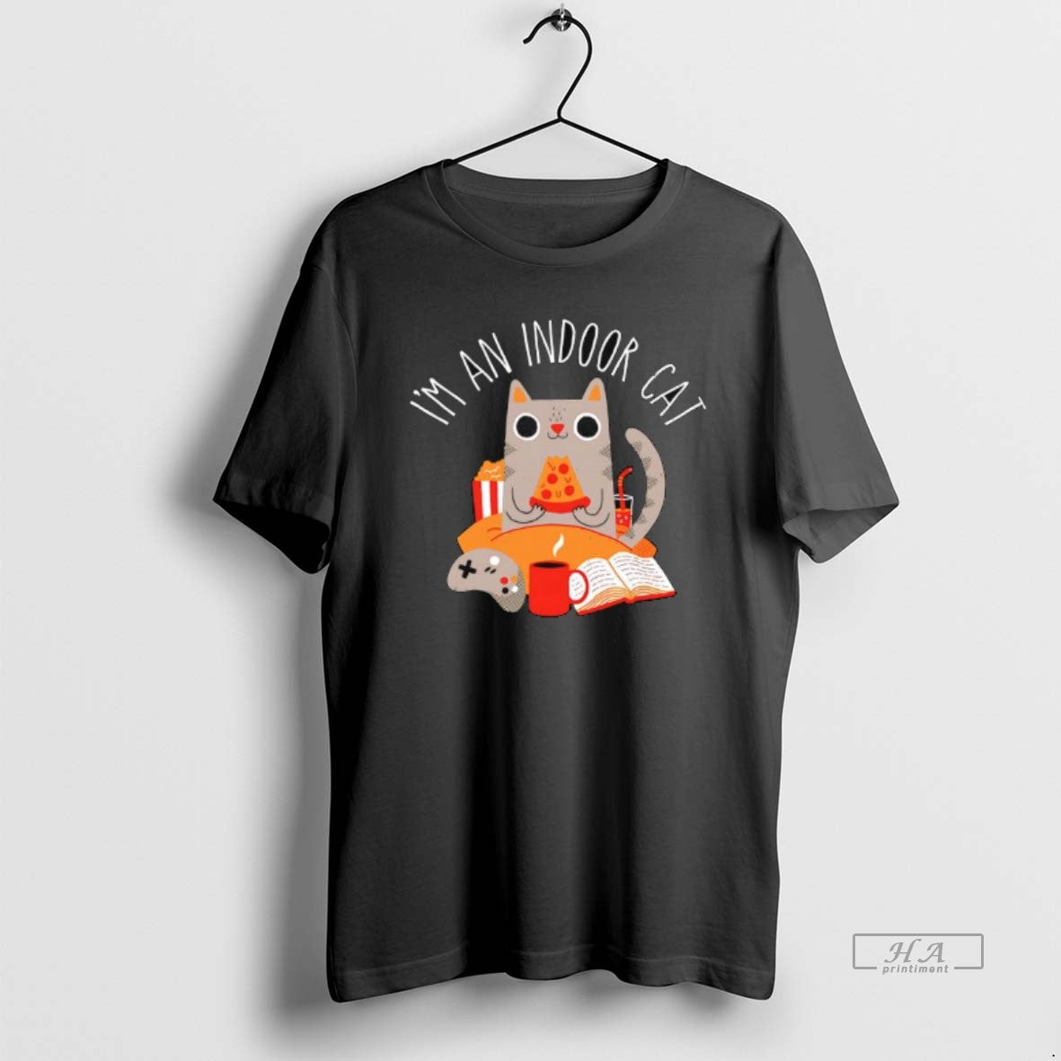 Official Im Indoor Cat - Adult & Kids T-Shirts, Sweatshirts & Hoodies apparel design preview 1