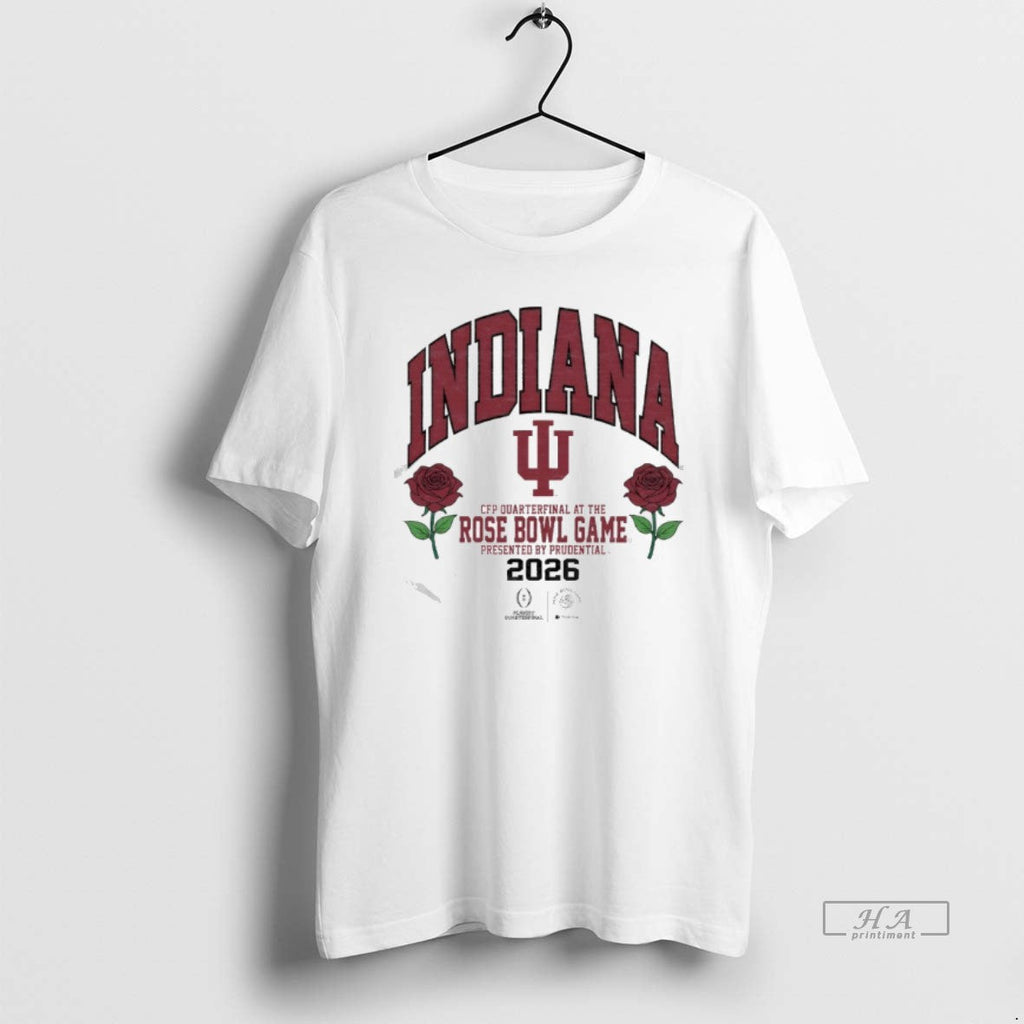 Official Indiana Football 2026 Rose Bowl Game - Adult & Kids T-Shirts, Sweatshirts & Hoodies apparel design preview 1