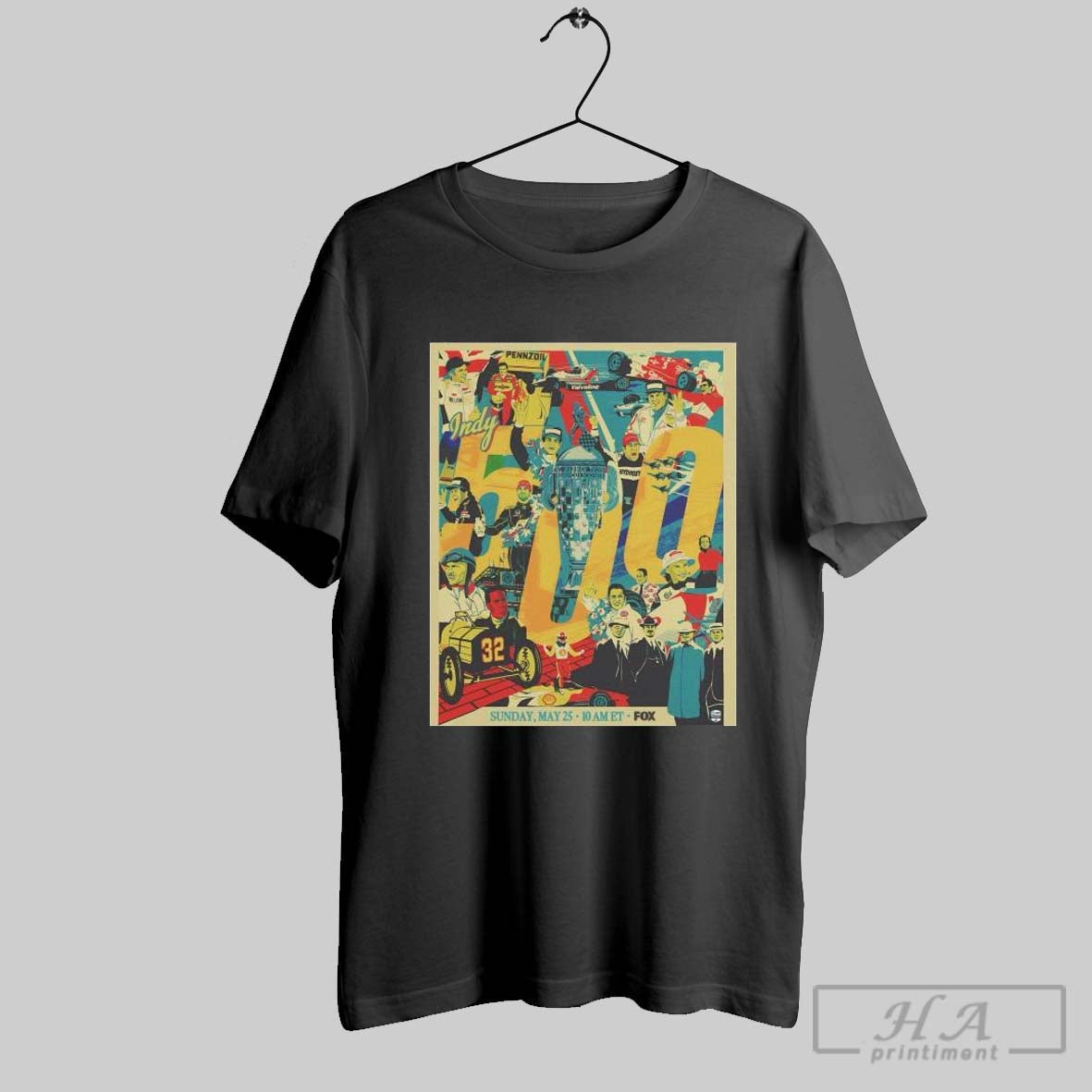Official Indy 500 Sunday May 25 2025 Indianapolis - Adult & Kids T-Shirts, Sweatshirts & Hoodies apparel design preview 1