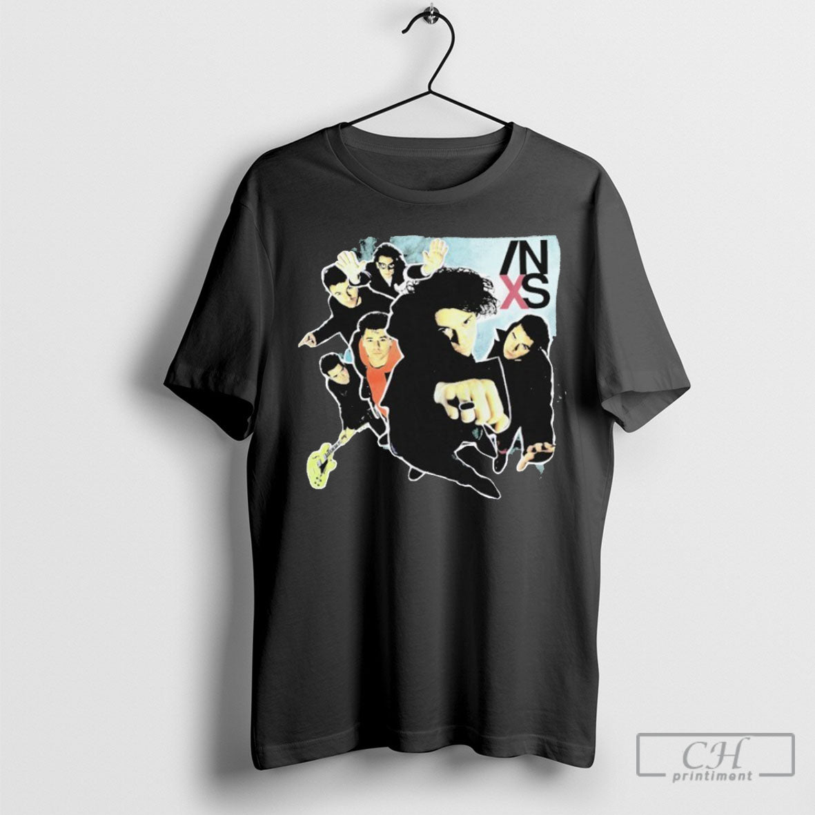 Official Inxs Live At Wembley Stadium London 1991 - Adult & Kids T-Shirts, Sweatshirts & Hoodies apparel design preview 1