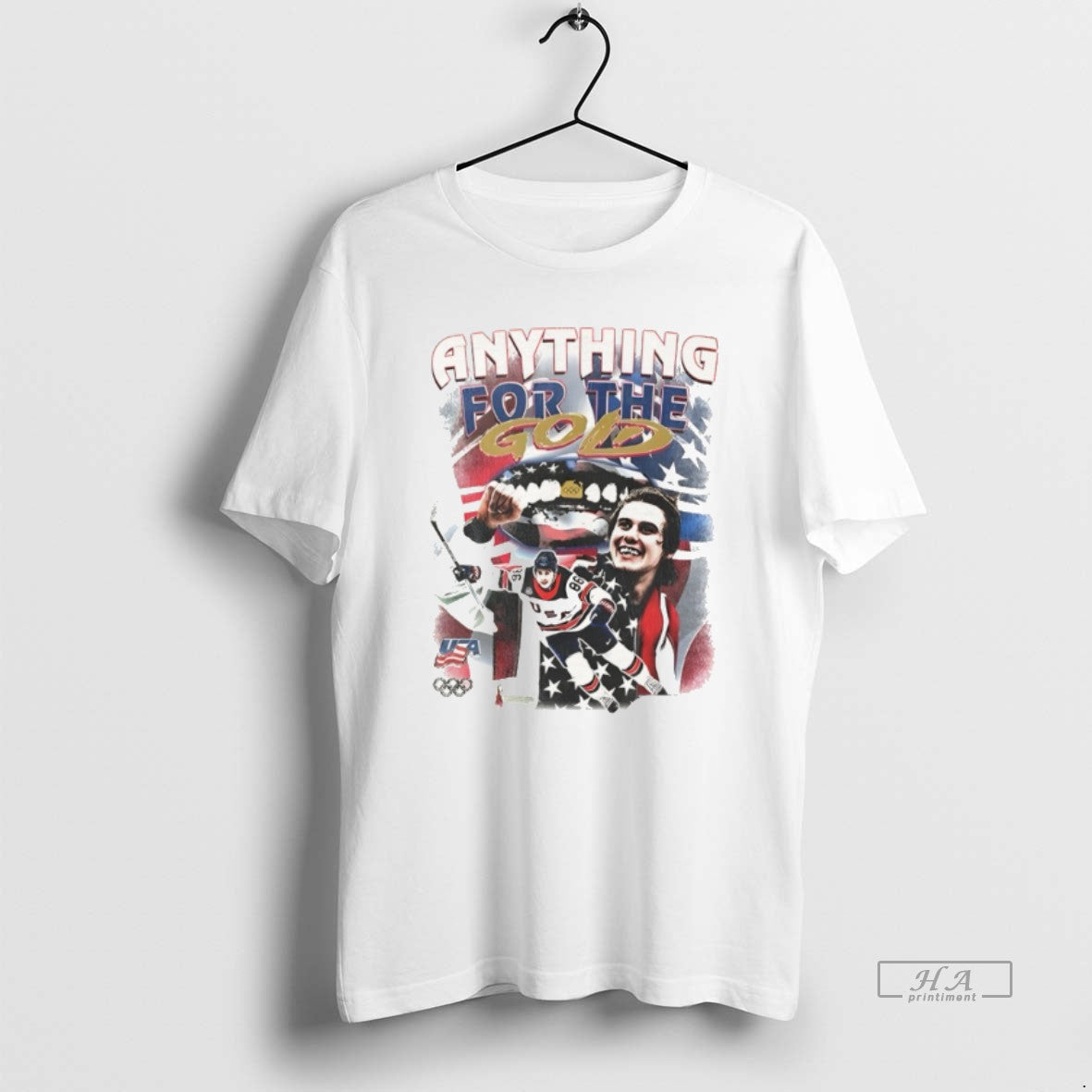 Official Jack Hughes Usa Hockey Anything For The Gold - Adult & Kids T-Shirts, Sweatshirts & Hoodies apparel design preview 1