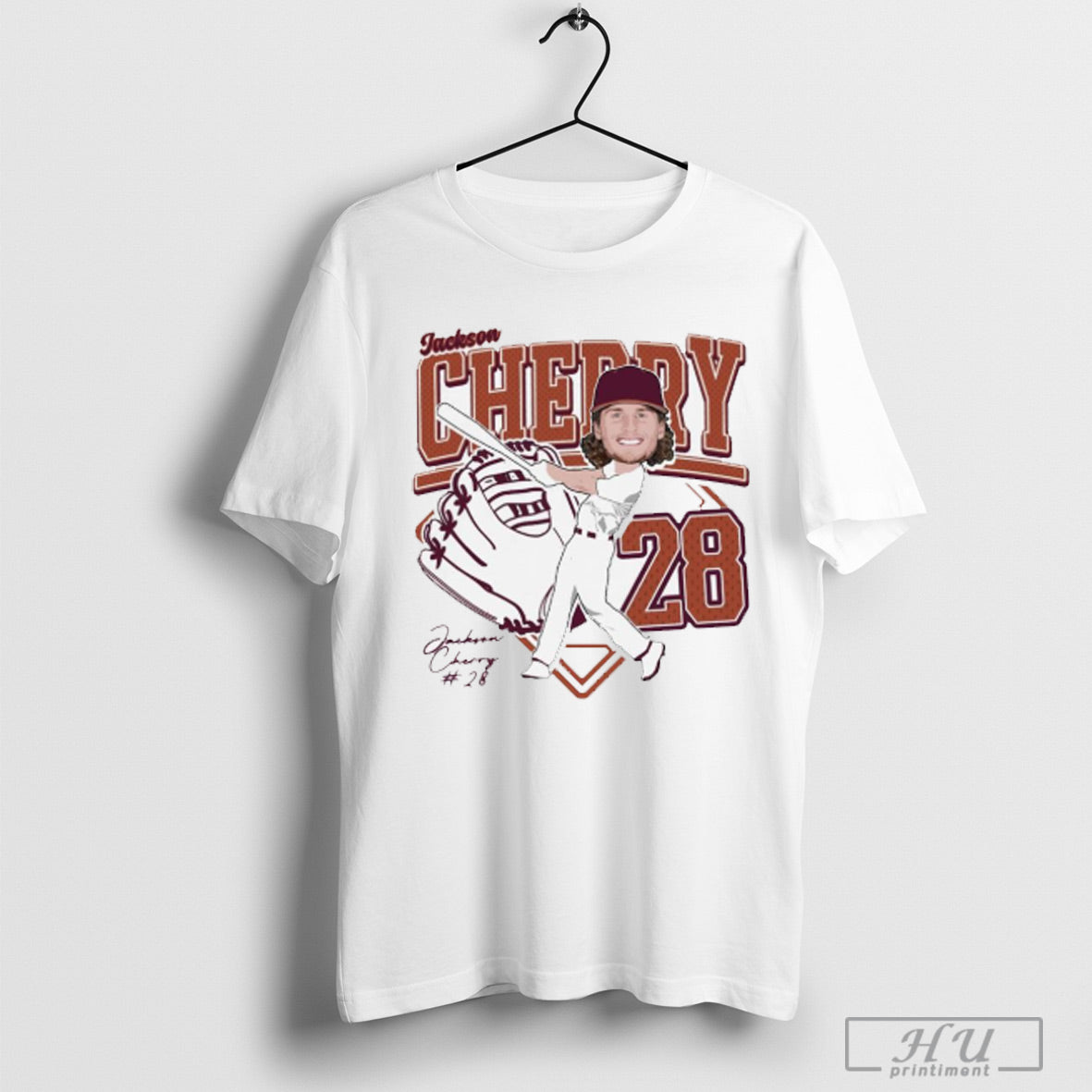 Official Jackson Cherry Baseball 2025 - Adult & Kids T-Shirts, Sweatshirts & Hoodies apparel design preview 1
