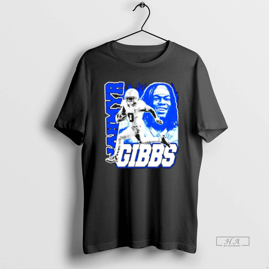 Official Jahmyr Gibbs Detroit Lions Dreams - Adult & Kids T-Shirts, Sweatshirts & Hoodies apparel design preview 1