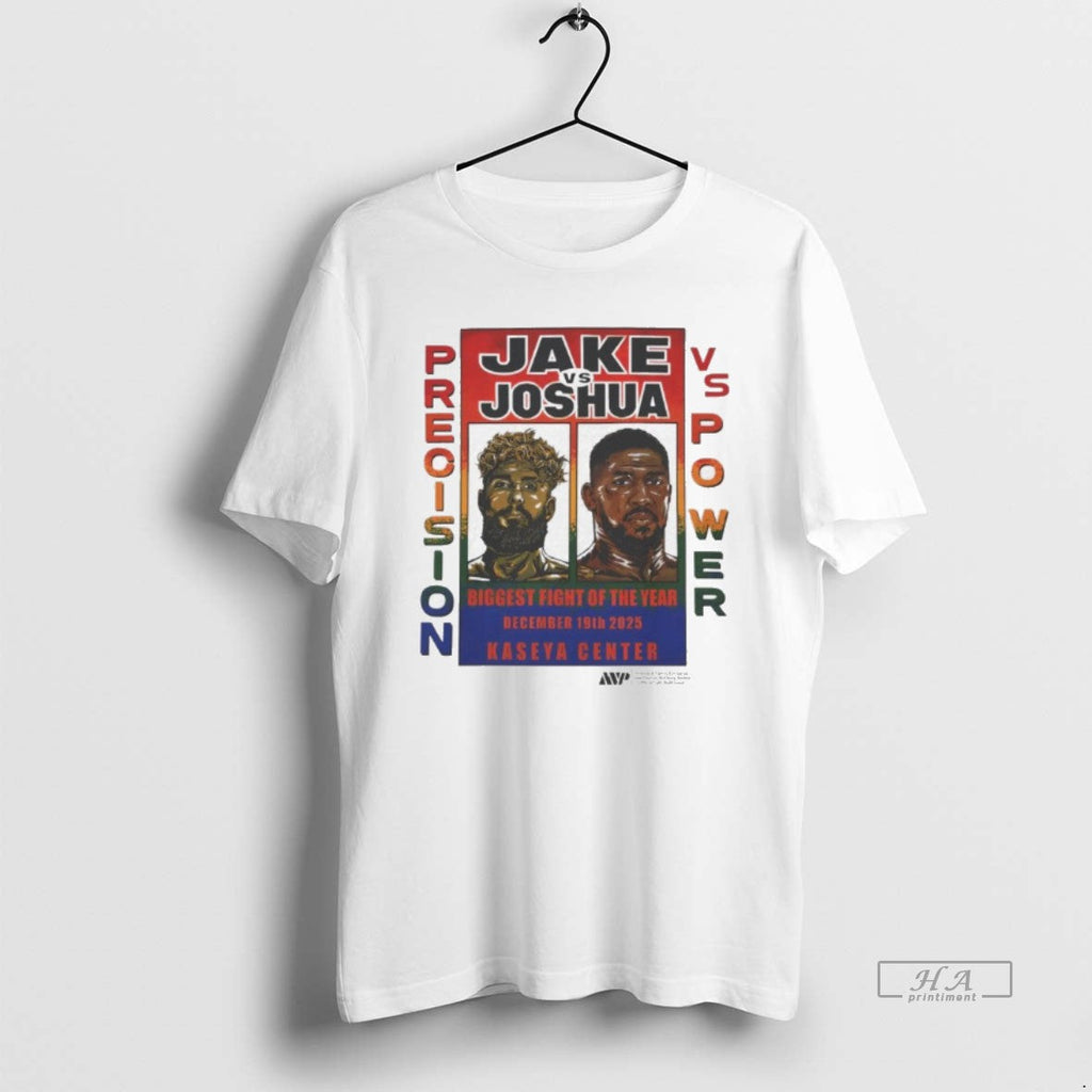 Official Jake Paul Vs Joshua - Adult & Kids T-Shirts, Sweatshirts & Hoodies apparel design preview 1