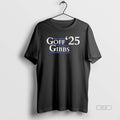Official Jared Goff Jahmyr Gibbs 2025 Presidents - Adult & Kids T-Shirts, Sweatshirts & Hoodies apparel design preview 1