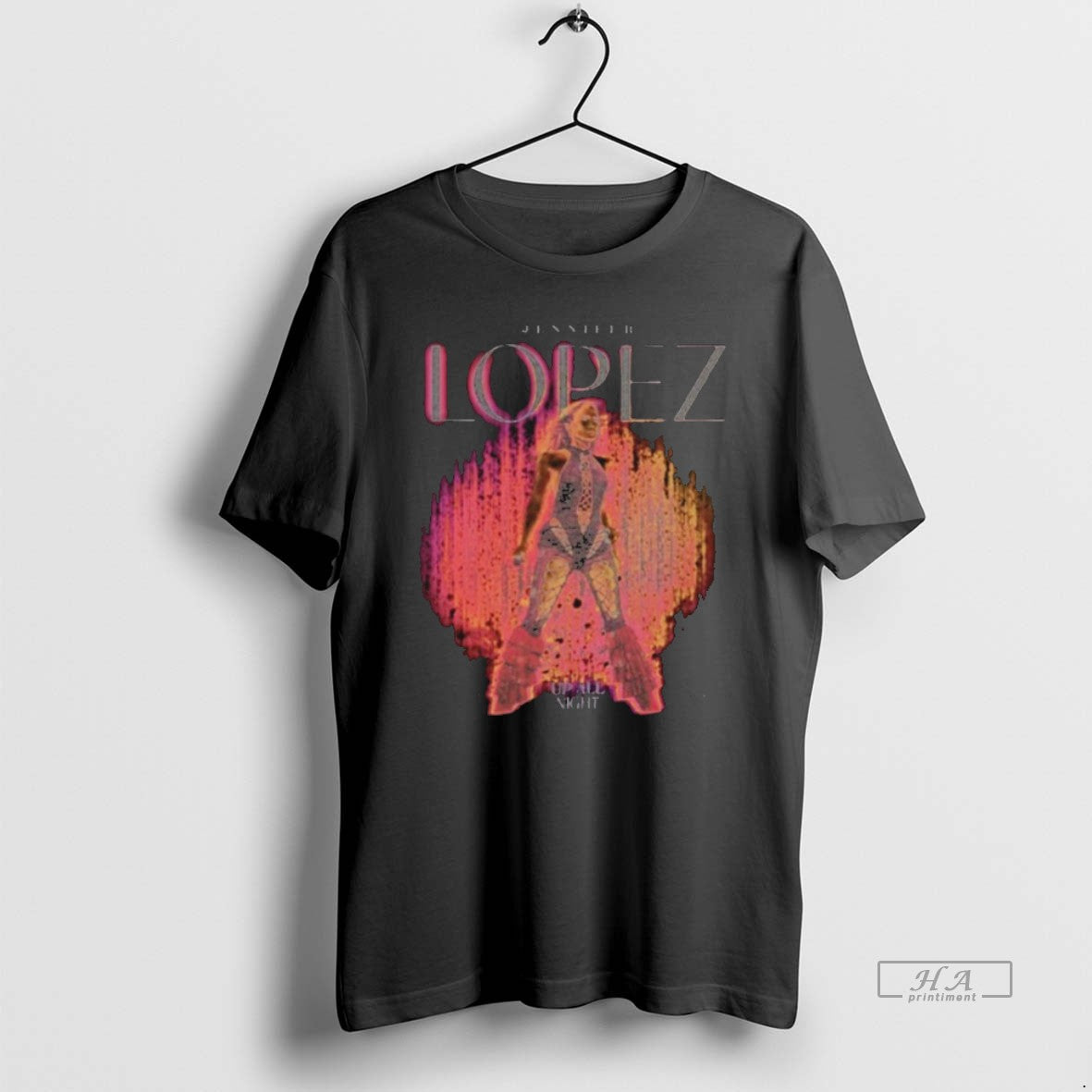 Official Jennifer Lopez Up All Night Glitzy - Adult & Kids T-Shirts, Sweatshirts & Hoodies apparel design preview 1