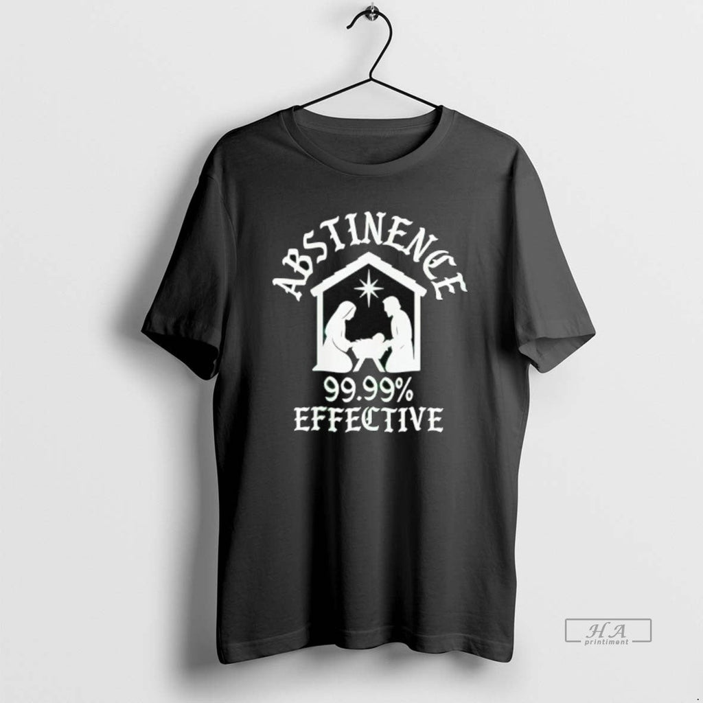 Official Jesus Abstinence Effective - Adult & Kids T-Shirts, Sweatshirts & Hoodies apparel design preview 1
