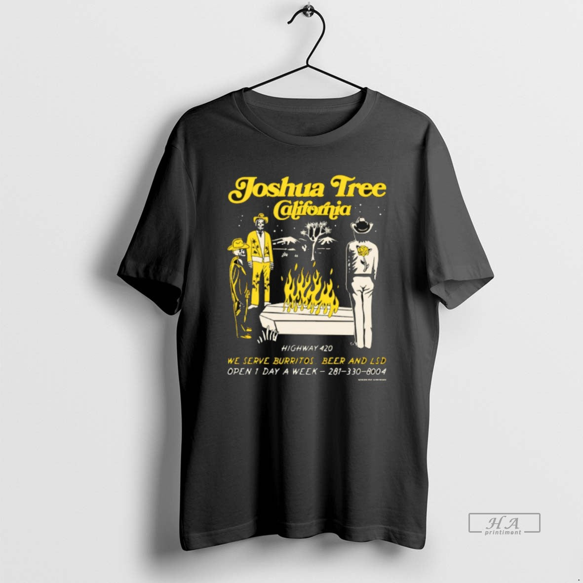 Official Joshua Tree California Cafe Pepper - Adult & Kids T-Shirts, Sweatshirts & Hoodies apparel design preview 1