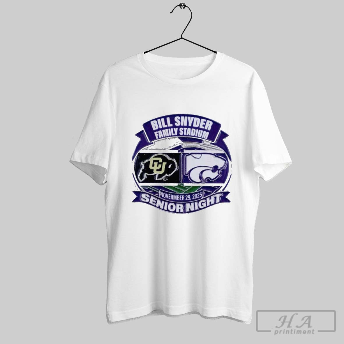 Official K State Wildcats Vs Colorado Buffaloes 2025 - Adult & Kids T-Shirts, Sweatshirts & Hoodies apparel design preview 1