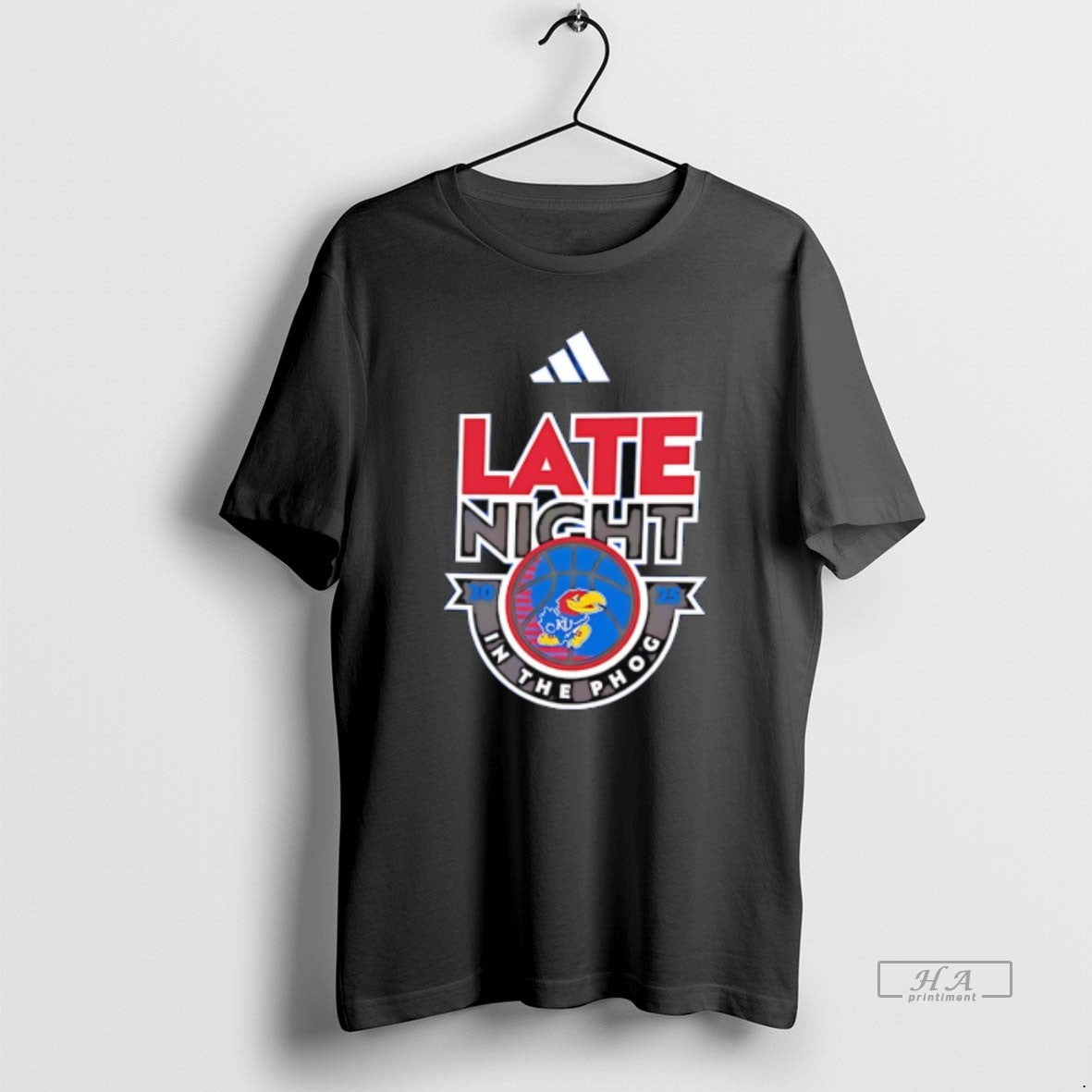 Official Kansas Jayhawks Late Night In The Phog 2025 - Adult & Kids T-Shirts, Sweatshirts & Hoodies apparel design preview 1