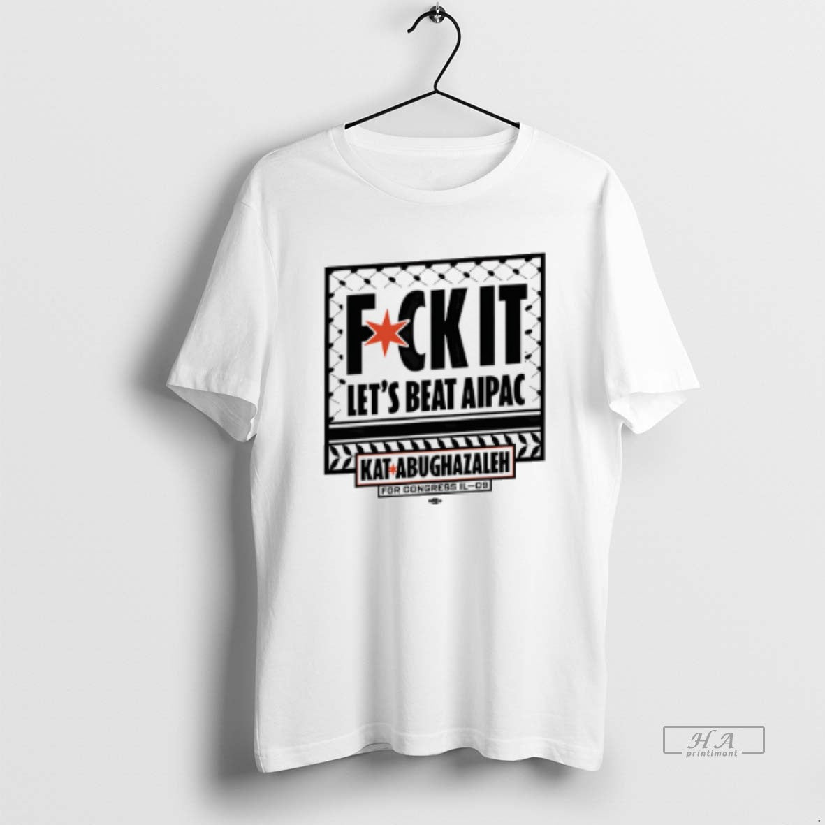 Official Kat Illinois Beat Aipac Fck Lets - Adult & Kids T-Shirts, Sweatshirts & Hoodies apparel design preview 1