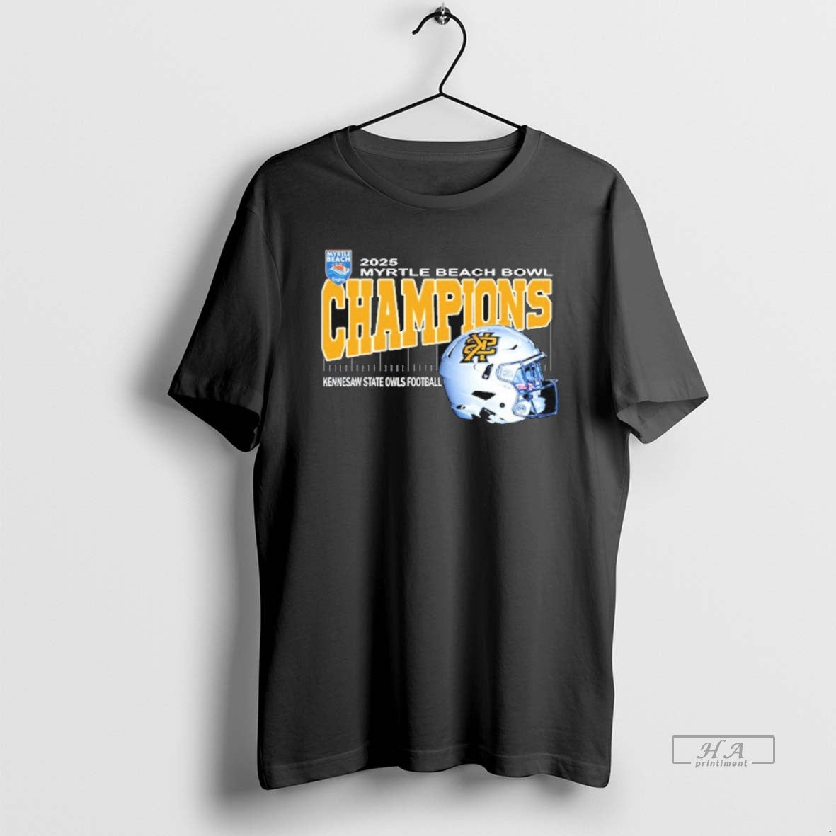 Official Kennesaw State Owls Football 2025 Myrtle - Adult & Kids T-Shirts, Sweatshirts & Hoodies apparel design preview 1