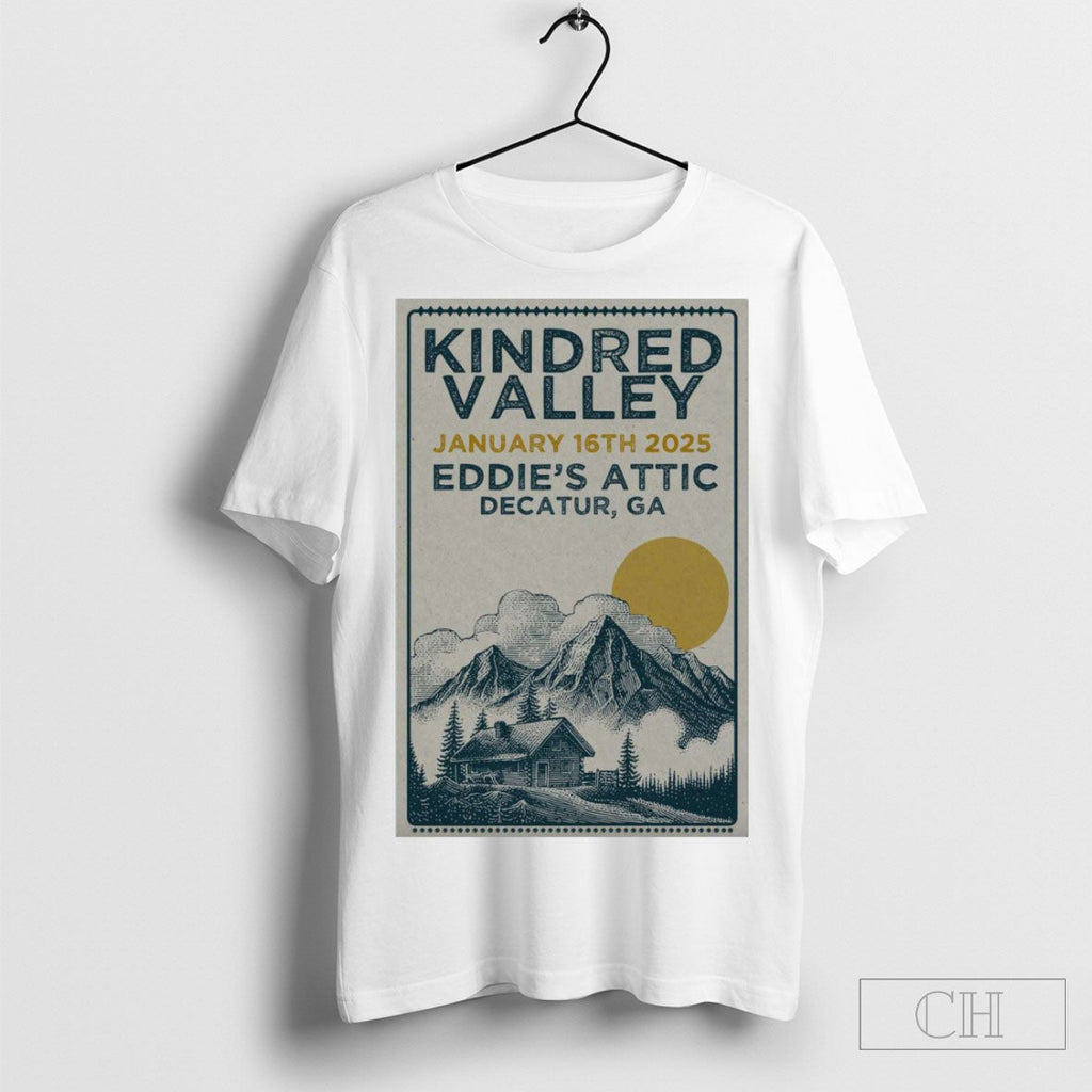 Official Kindred Valley Eddies Attic January 16 2025 - Adult & Kids T-Shirts, Sweatshirts & Hoodies apparel design preview 1