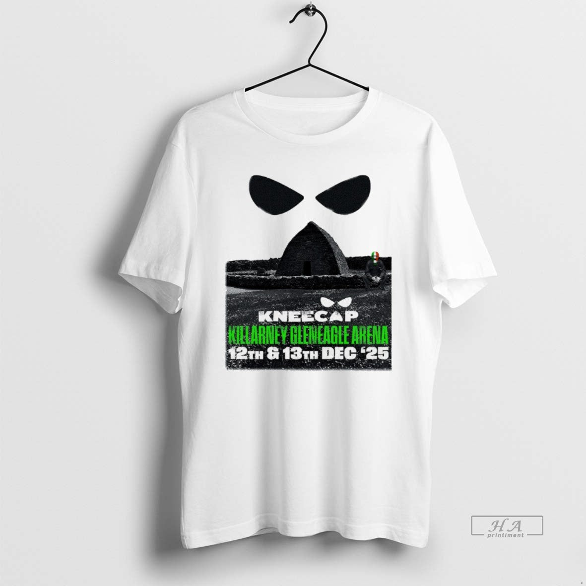 Official Kneecap Killarney Gleneagle Arena December - Adult & Kids T-Shirts, Sweatshirts & Hoodies apparel design preview 1