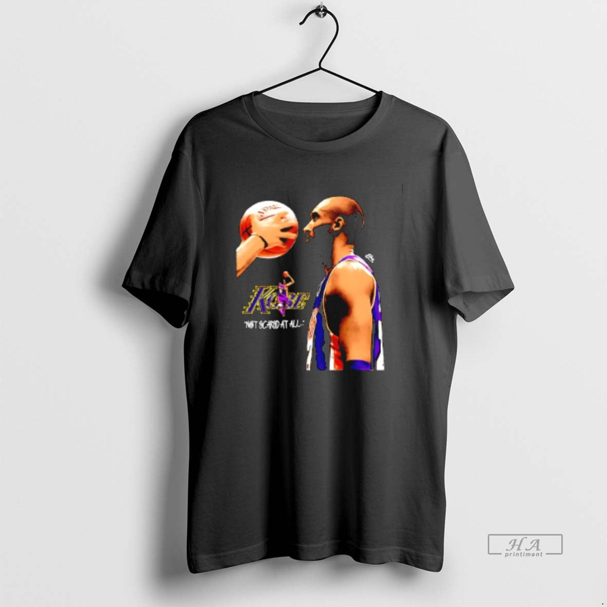 Official Kobe Bryant La Lakers Not Scared All - Adult & Kids T-Shirts, Sweatshirts & Hoodies apparel design preview 1