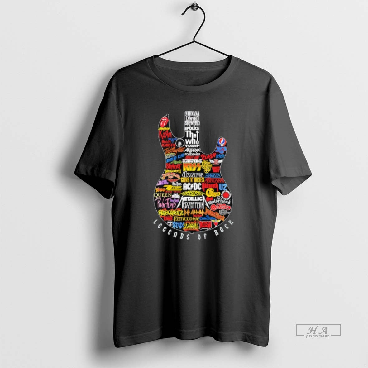 Official Legends Of Rock Collections Etc Colorful - Adult & Kids T-Shirts, Sweatshirts & Hoodies apparel design preview 1