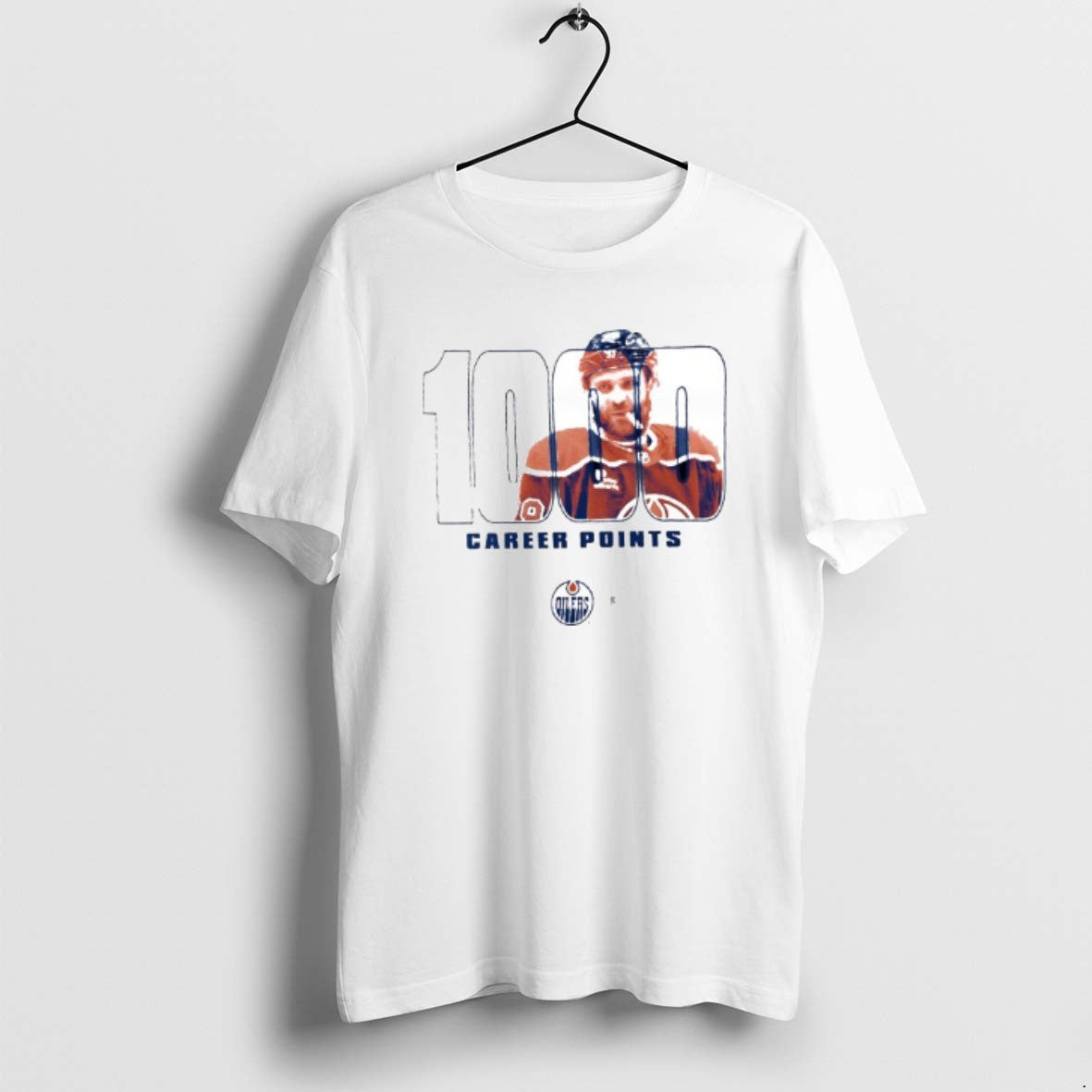 Official Leon Draisaitl Edmonton Oilers 1000 Career - Adult & Kids T-Shirts, Sweatshirts & Hoodies apparel design preview 1