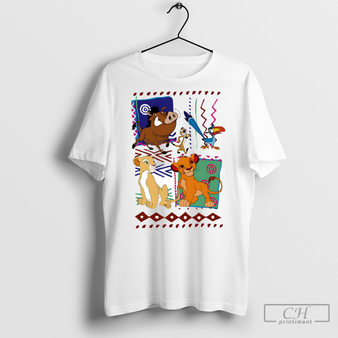 Official Lion And Friends Safari Cartoon Animal - Adult & Kids T-Shirts, Sweatshirts & Hoodies apparel design preview 1