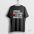 Official Looking California Feeling Minnesota - Adult & Kids T-Shirts, Sweatshirts & Hoodies apparel design preview 1