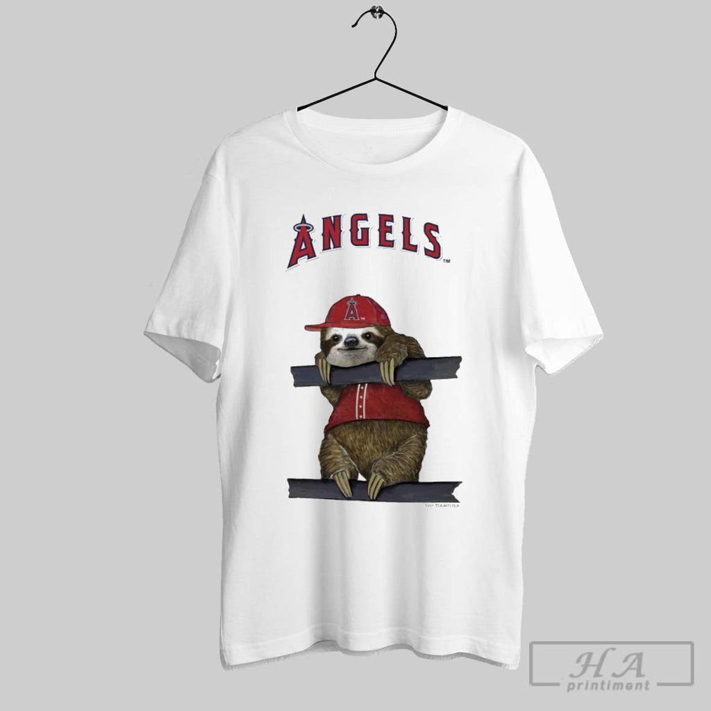 Official Los Angeles Angels Tiny Turnip Sloth 2025 - Adult & Kids T-Shirts, Sweatshirts & Hoodies apparel design preview 1