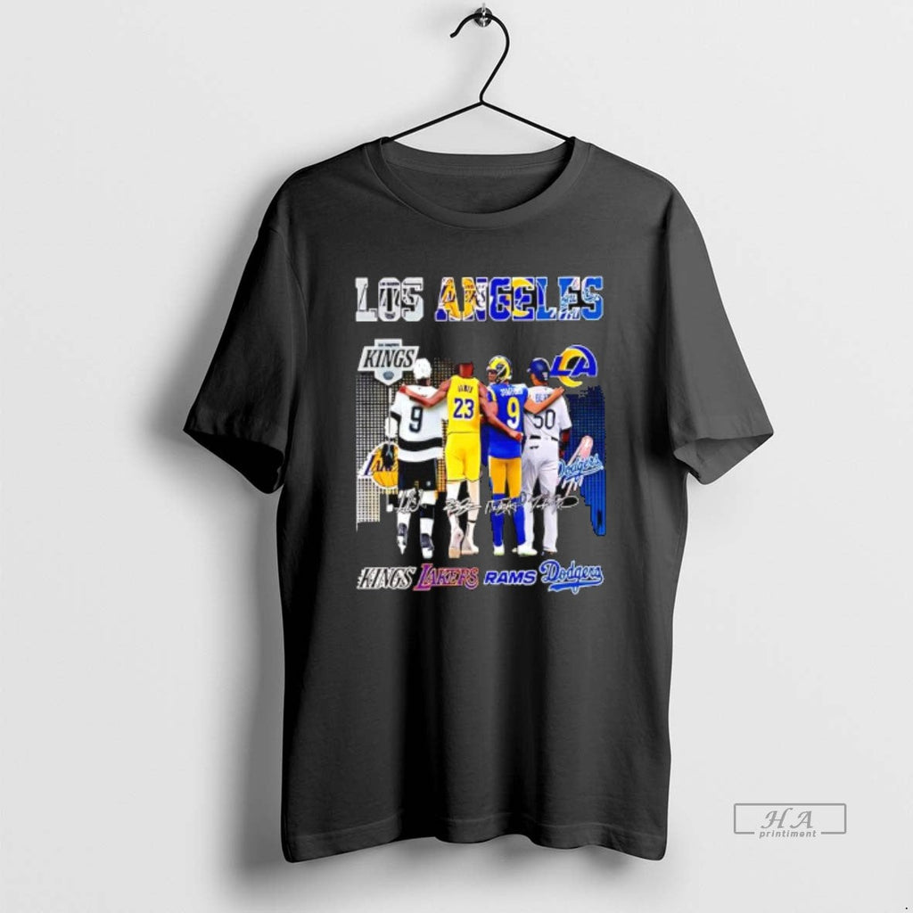Official Los Angeles Professional Sports Teams - Adult & Kids T-Shirts, Sweatshirts & Hoodies apparel design preview 1