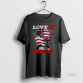 Official Love America Leave Usa Flag - Adult & Kids T-Shirts, Sweatshirts & Hoodies apparel design preview 1