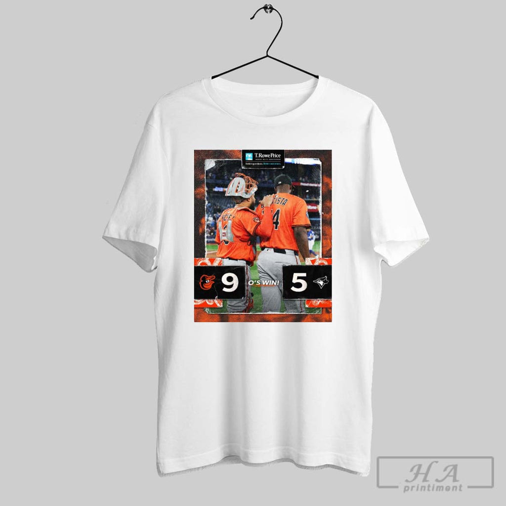 Official Mlb Opening Series Baltimore Orioles Win 9 5 - Adult & Kids T-Shirts, Sweatshirts & Hoodies apparel design preview 1