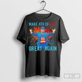 Official Make 4th Of July Great Again Donald Trump - Adult & Kids T-Shirts, Sweatshirts & Hoodies apparel design preview 1